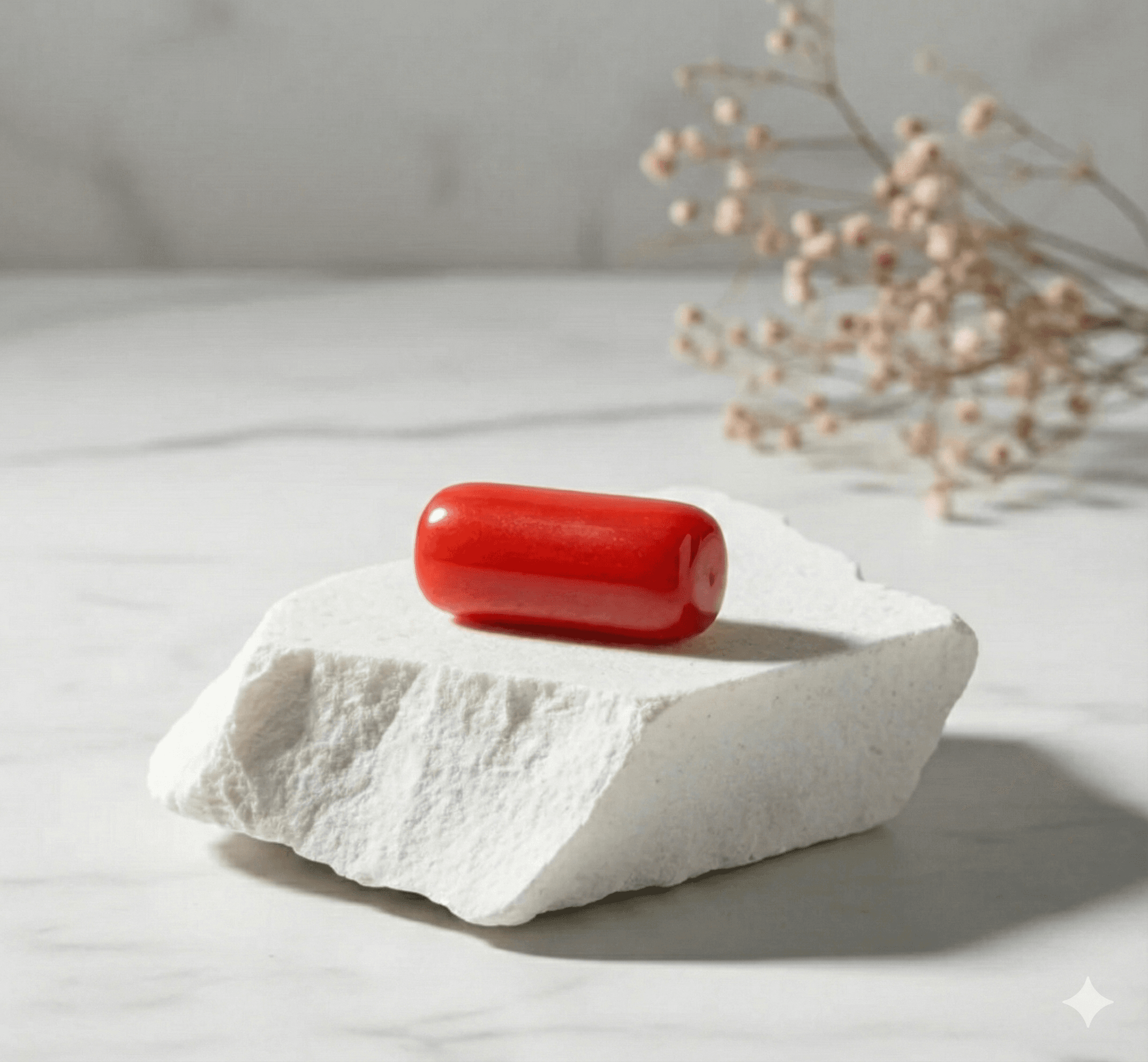 Italian Red Coral (Moonga)